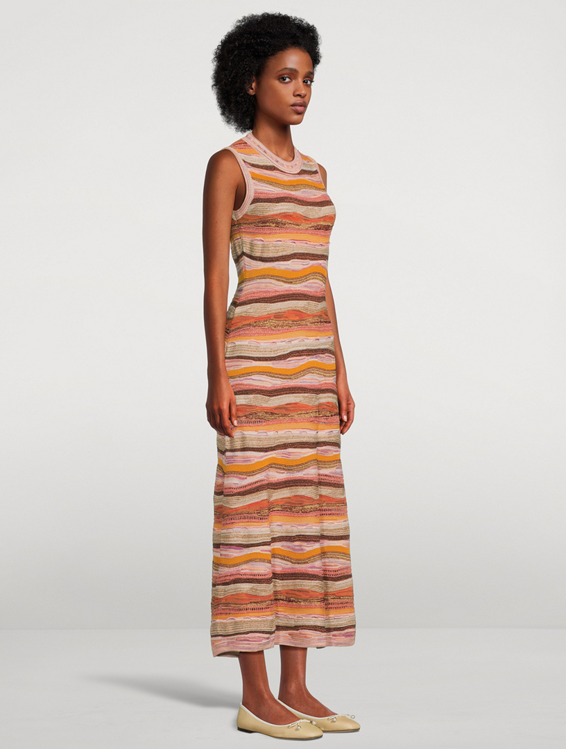 Fauna Wave Knit Dress
