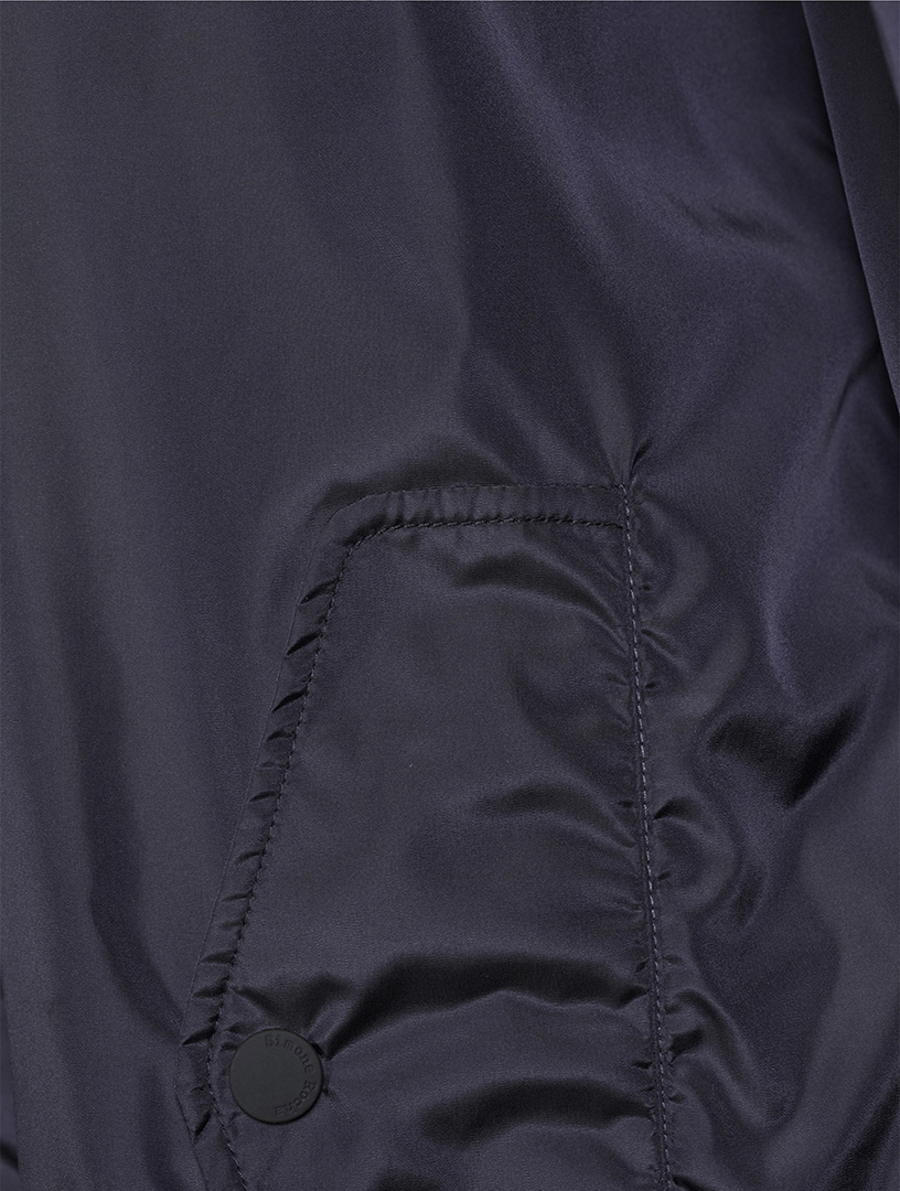 Puff-Sleeve Trapeze Parka