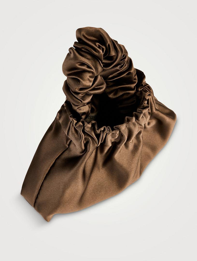 カナダにてハンドメイド【Bronze Age】Halo Satin Scrunchie Bag A Bronze Age Halo Mini Satin Bag, Scrunchie Evening Purse