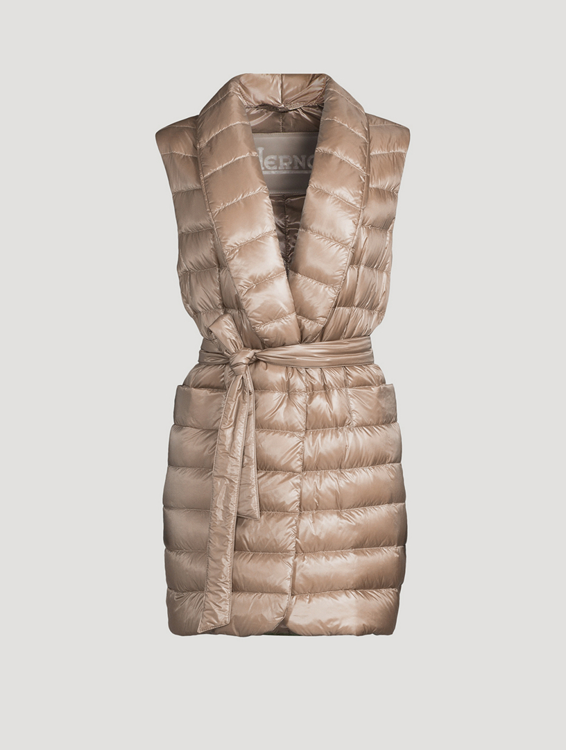 HERNO Belted Down Vest