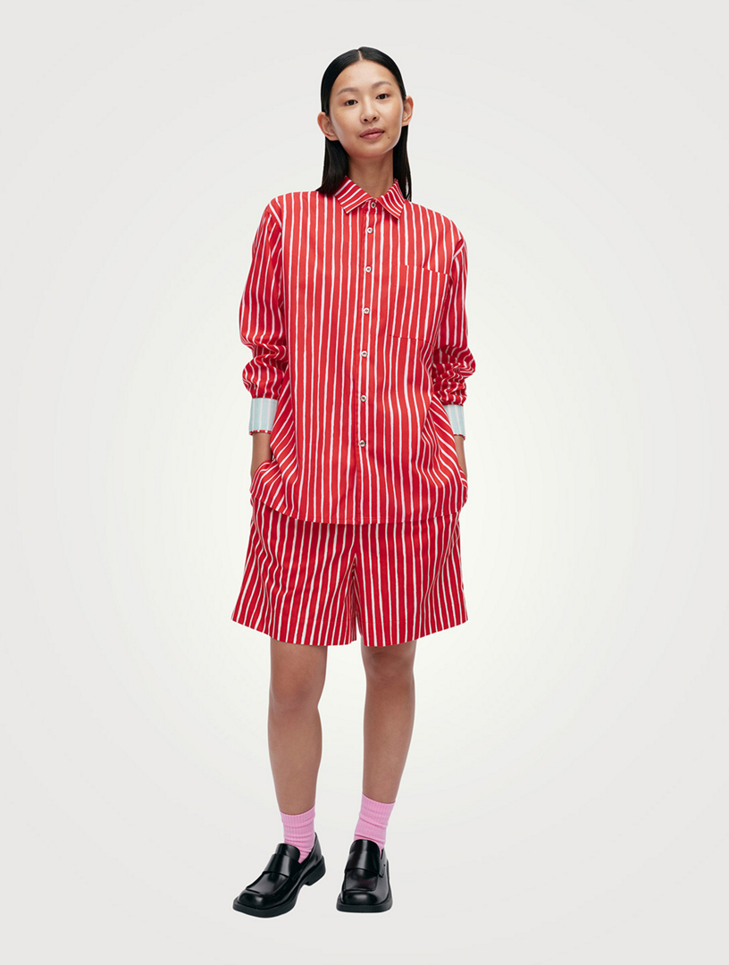 Jokapoika Striped Cotton Shirt