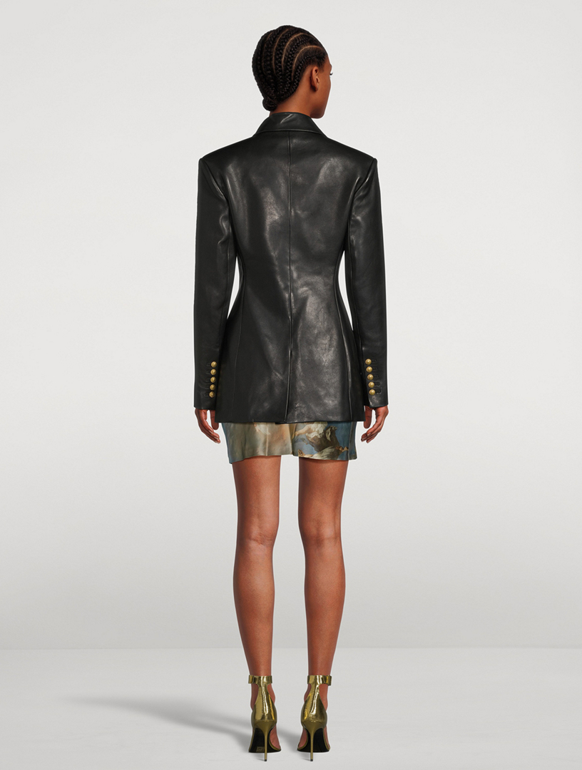 Leather Blazer