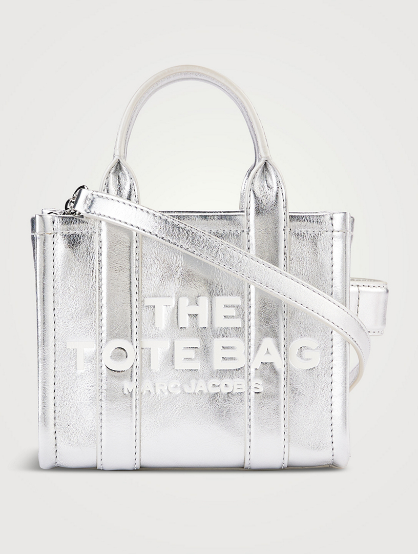 The Mini Metallic Leather Tote Bag