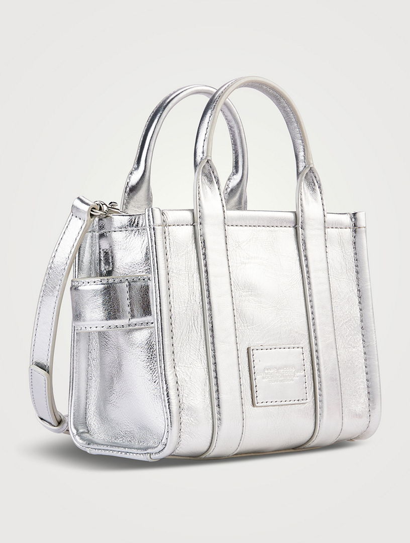 The Mini Metallic Leather Tote Bag