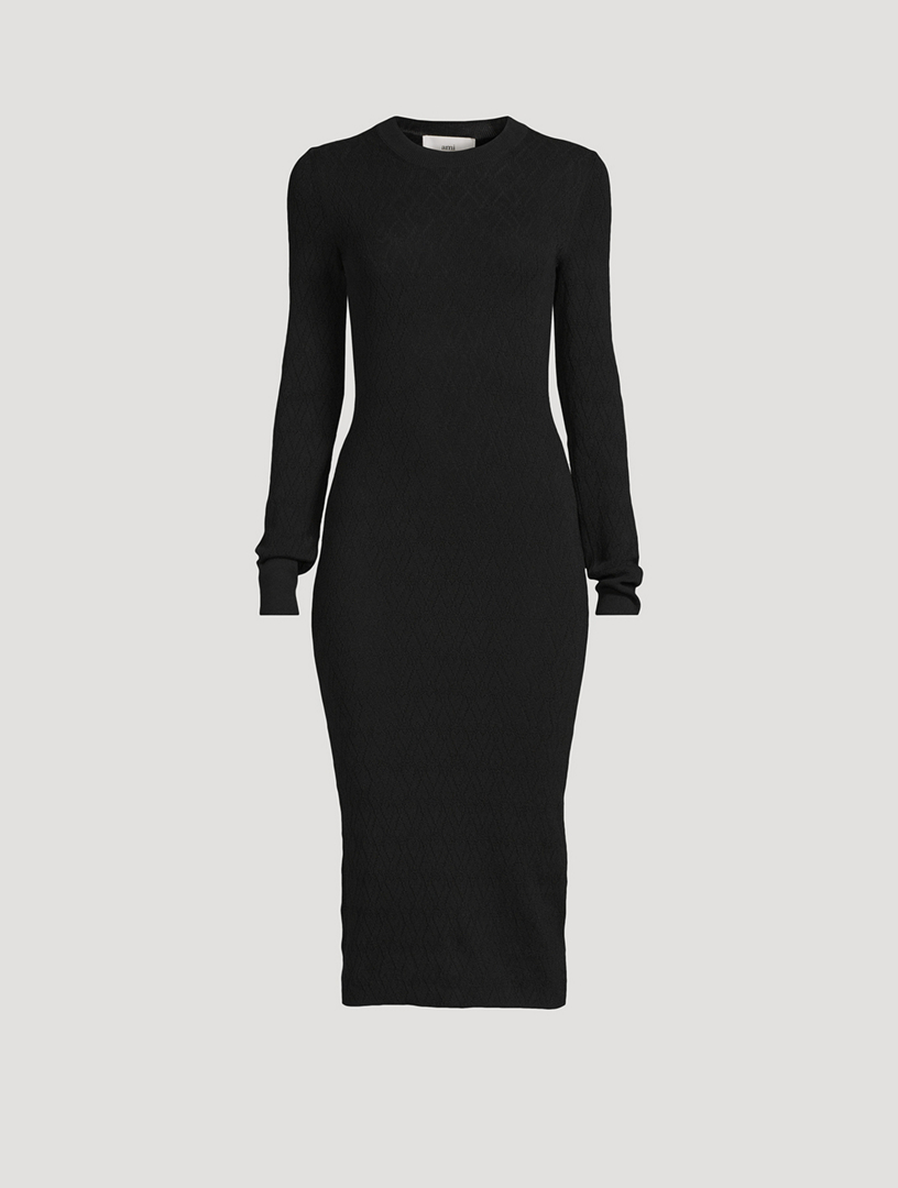 Ami De Cœur Pointelle Midi Dress