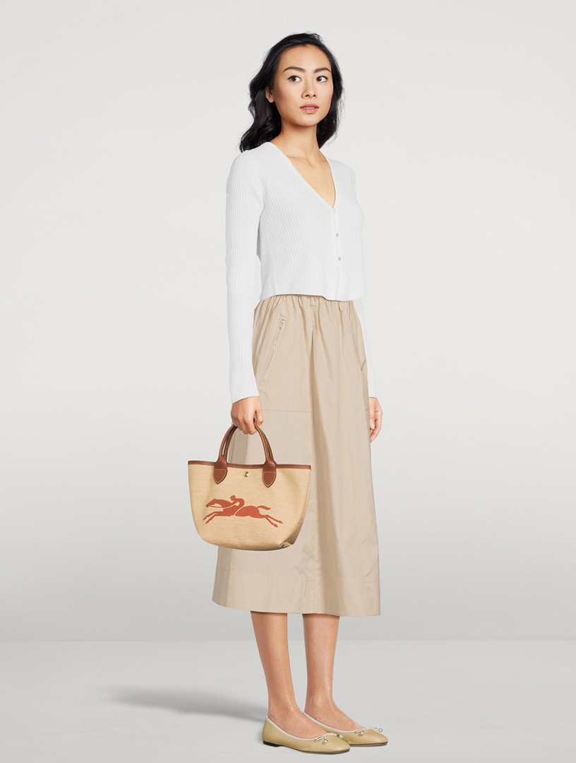 Small Le Pliage Panier Basket Bag