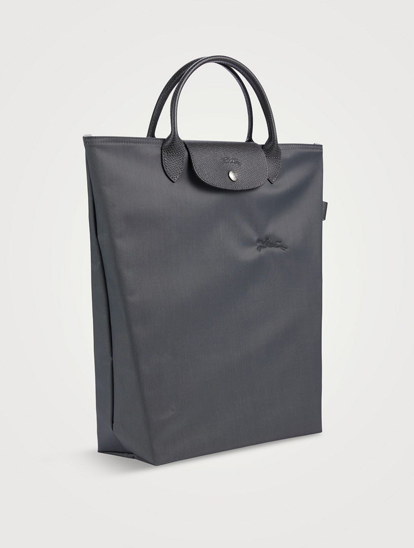 トートバッグ LONGCHAMP TOTES GRAPHITE Le Pliage Green L Tote bag Graphite - Recycled canvas