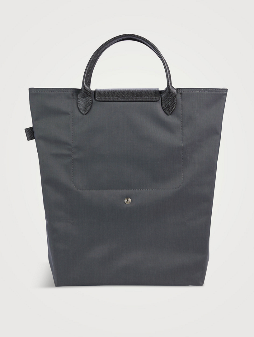 トートバッグ LONGCHAMP TOTES GRAPHITE Le Pliage Green M Tote bag Graphite - Recycled canvas