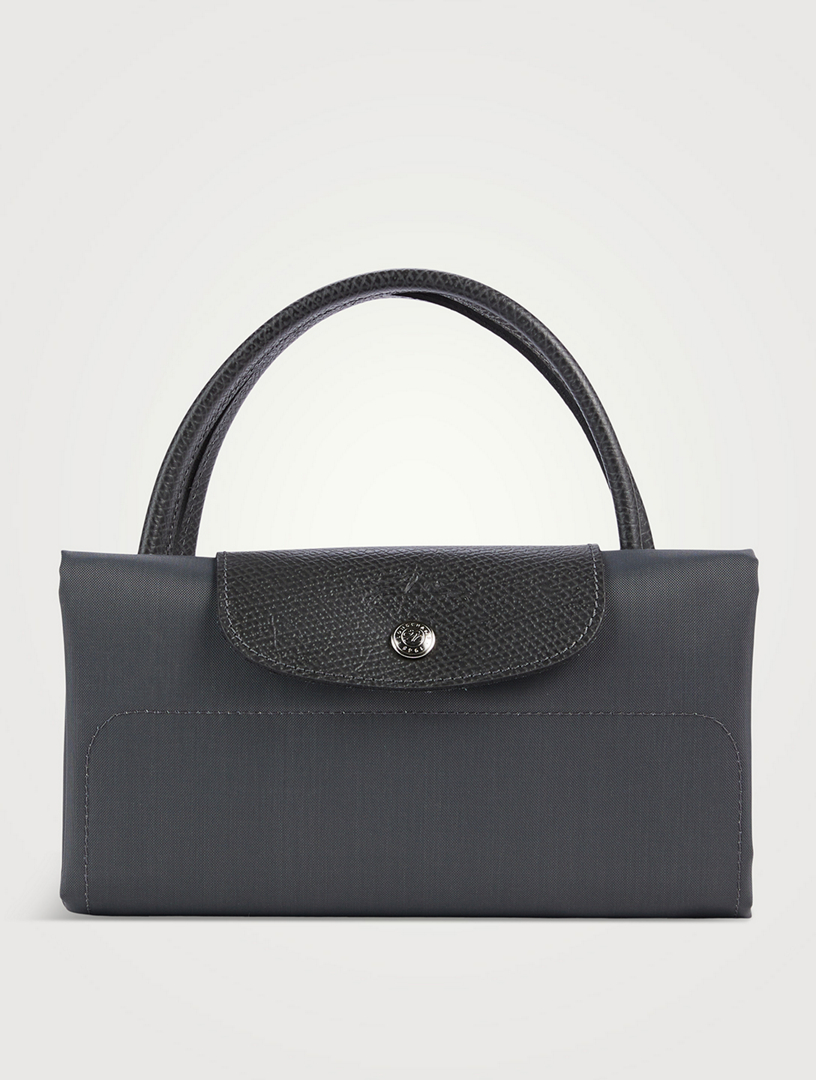 トートバッグ LONGCHAMP TOTES GRAPHITE Le Pliage Green M Tote bag Graphite - Recycled canvas