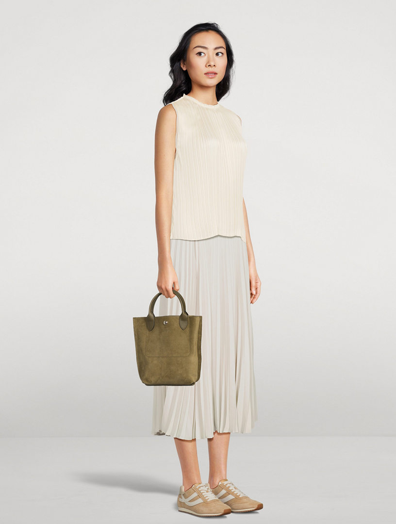XS Cabas Suede Tote Bag