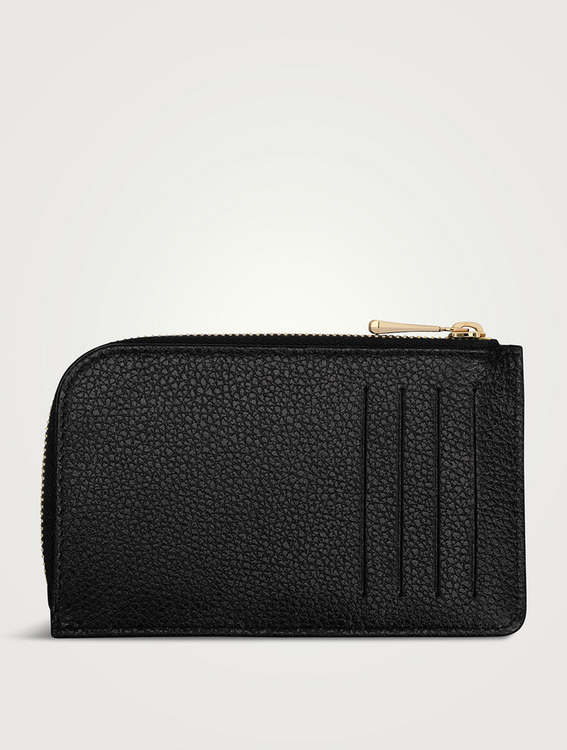 Le Foulonné Leather Zipped Card Case