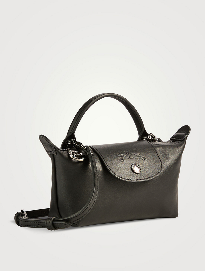 XS Le Pliage Xtra Leather Crossbody Pouch