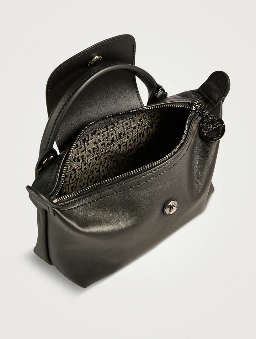 XS Le Pliage Xtra Leather Crossbody Pouch