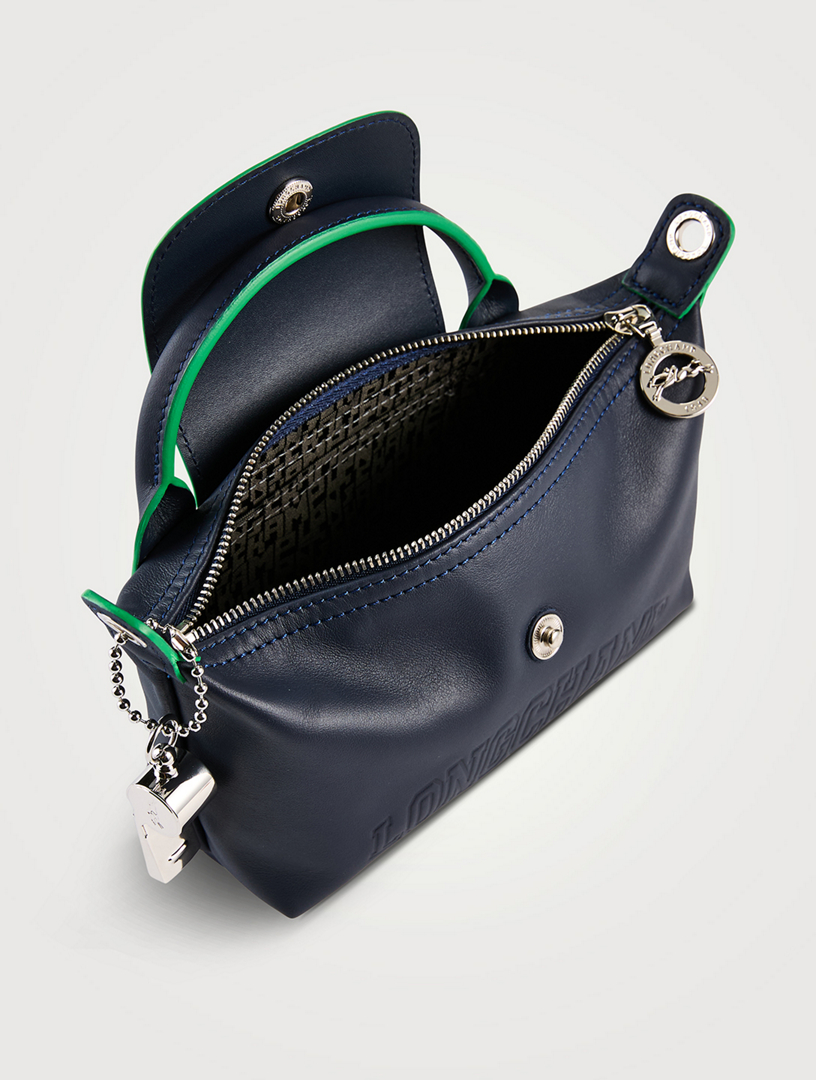 XS Le Pliage Xtra Leather Crossbody Pouch