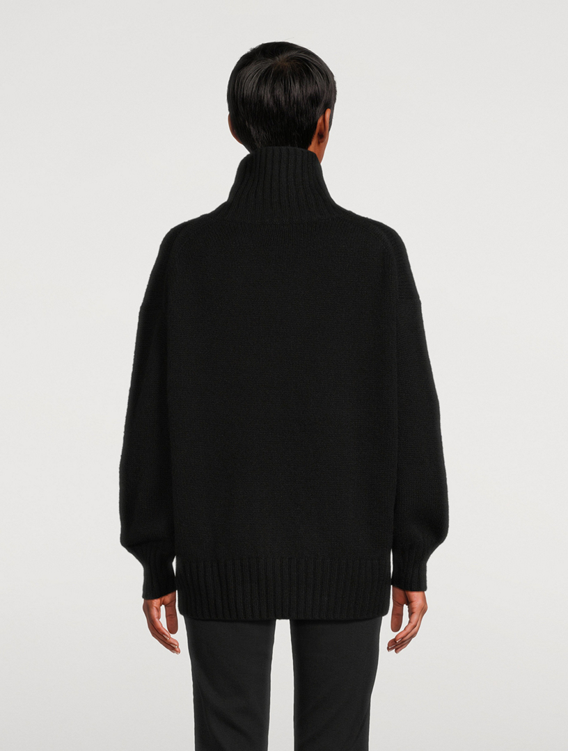Fair Trade Cashmere Oversized Turtleneck Sweater