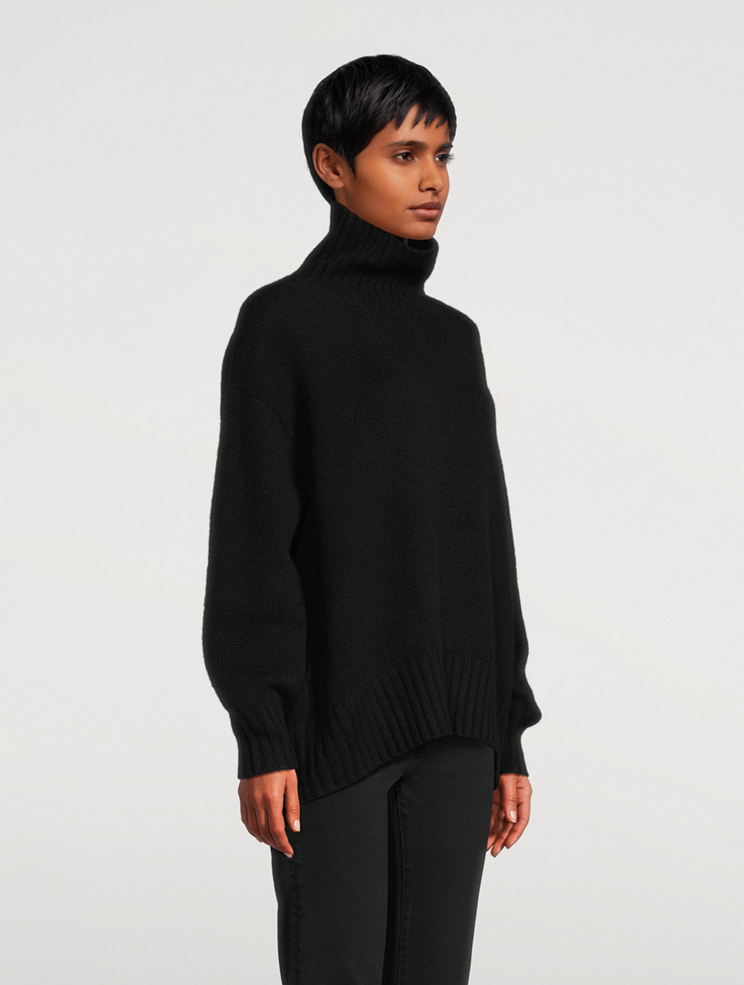 Fair Trade Cashmere Oversized Turtleneck Sweater