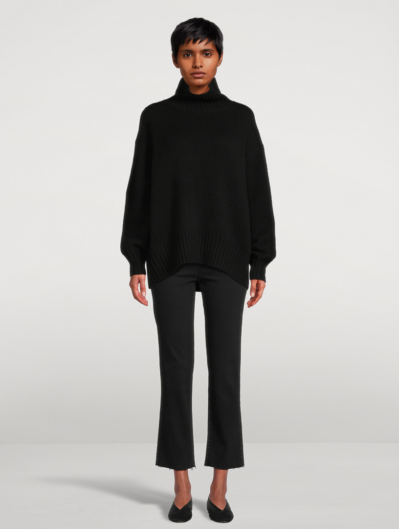 Fair Trade Cashmere Oversized Turtleneck Sweater