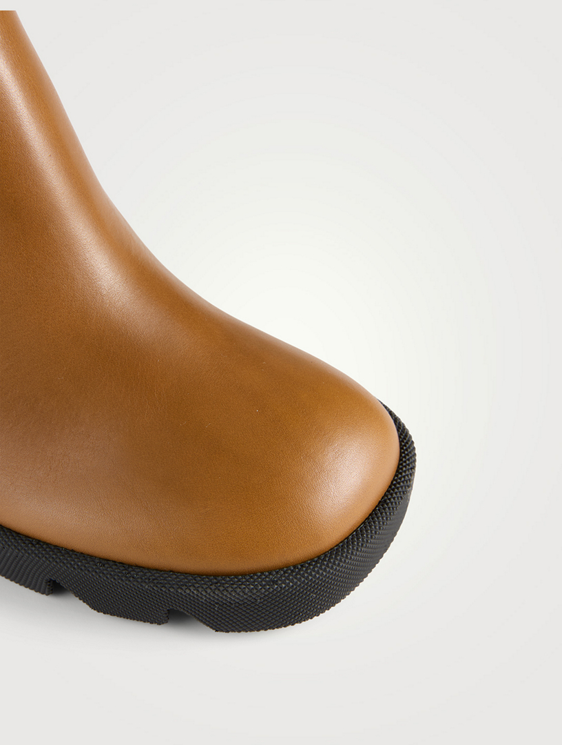 Stride Leather Heeled Chelsea Boots