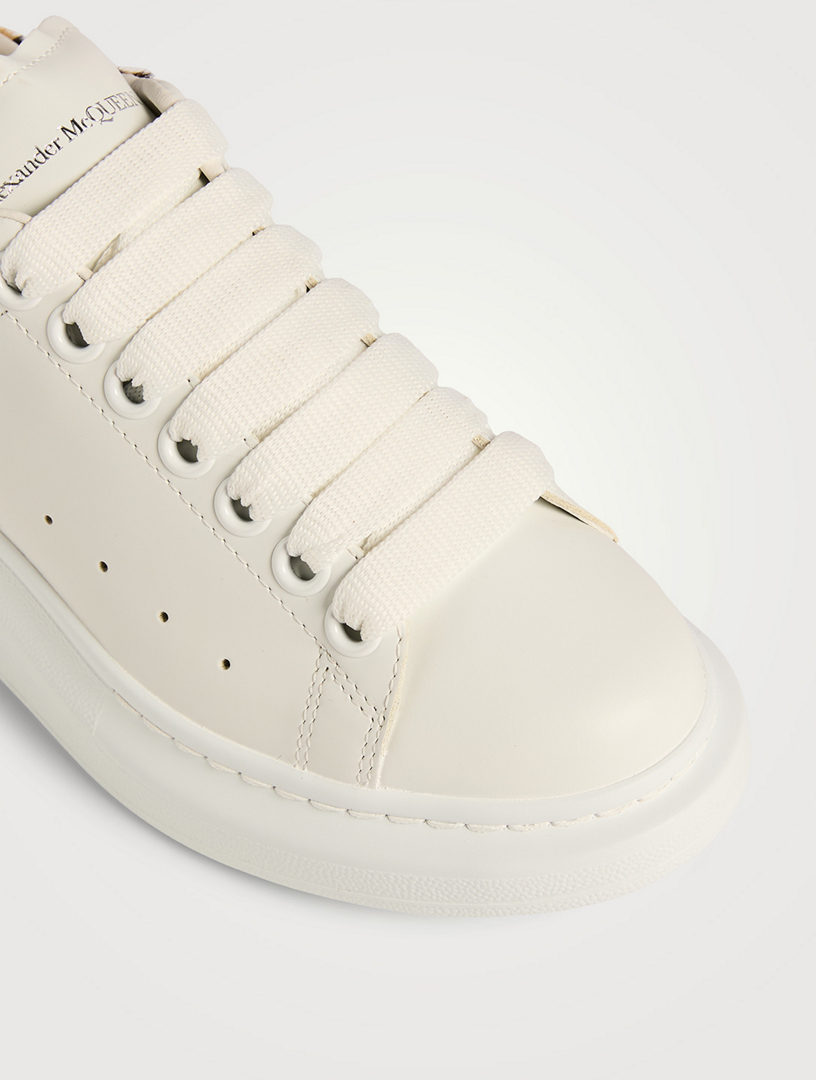 Oversized Calf Hair And Leather Sneakers