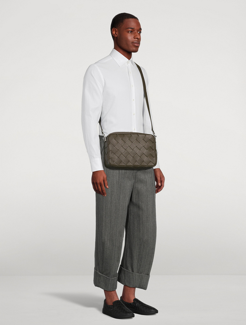 BOTTEGA VENETA Medium Intrecciato Leather Camera Bag | Holt Renfrew