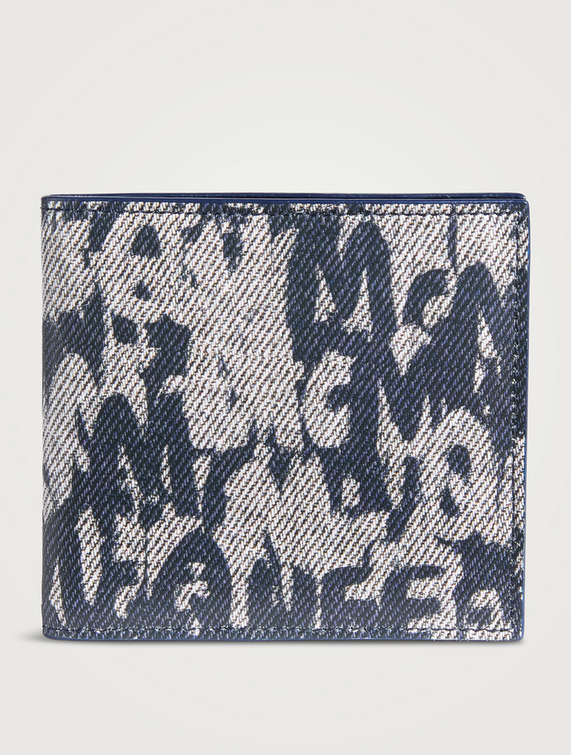 Leather Graffiti Billfold Wallet