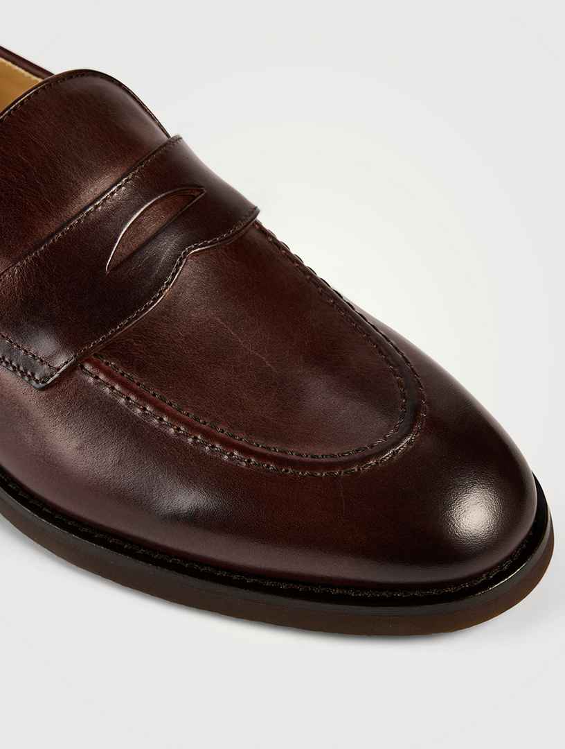 Leather Penny Loafers