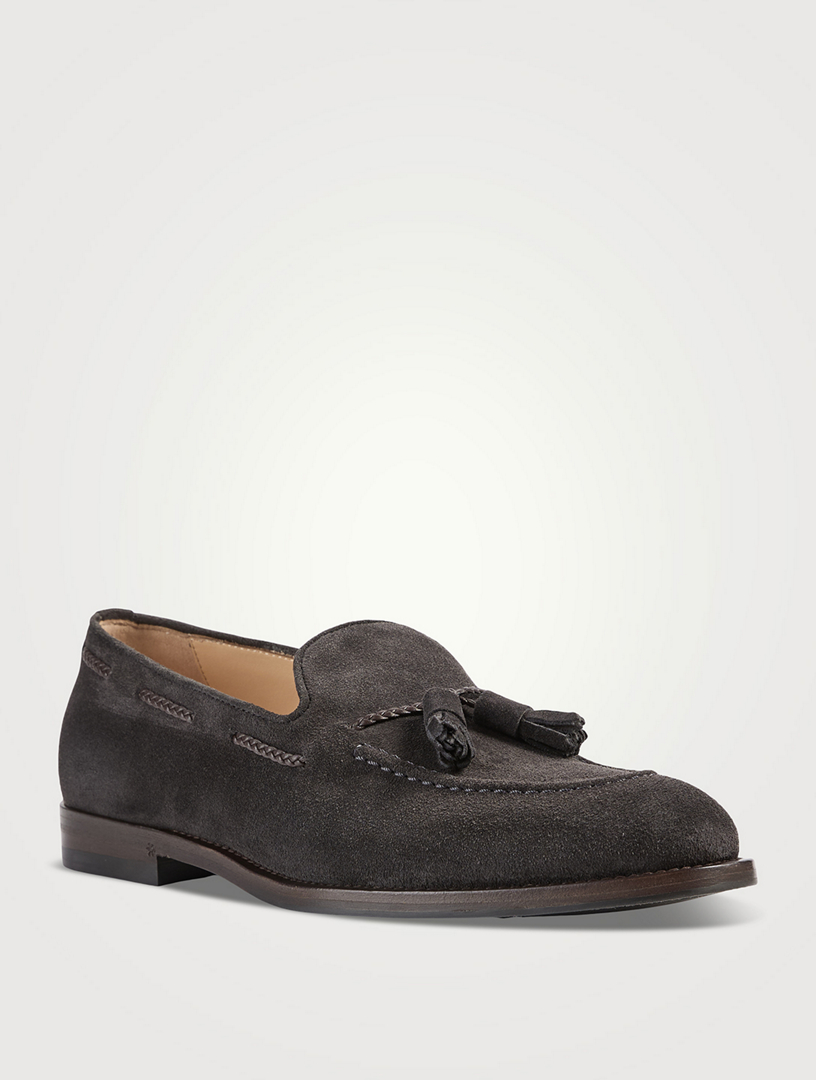Tasselled Suede Loafers
