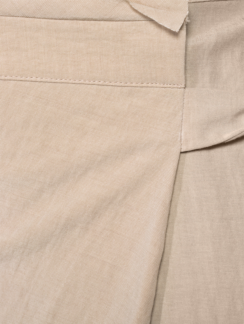 Asymmetric Wrap Skirt