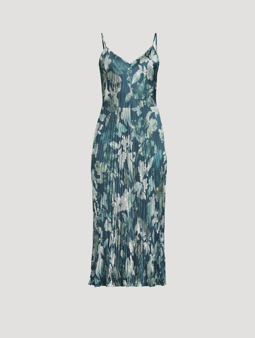 Shimmer Lake Satin Camisole Midi Dress