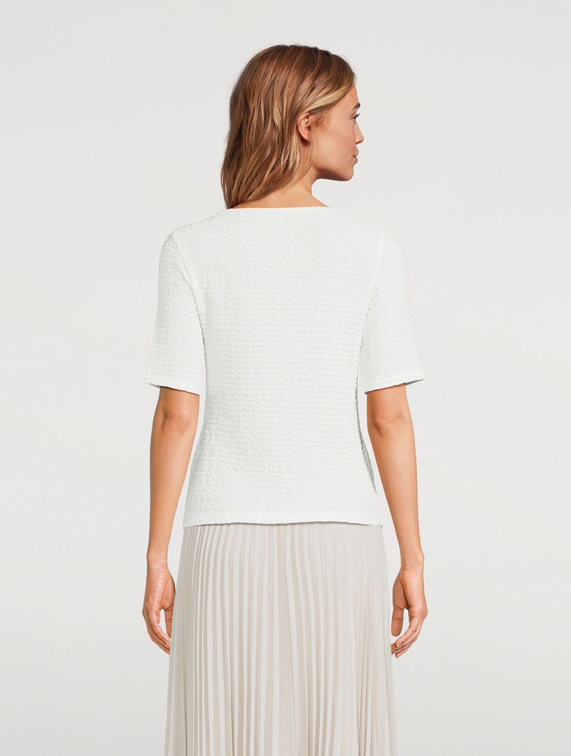 Smocked T-Shirt