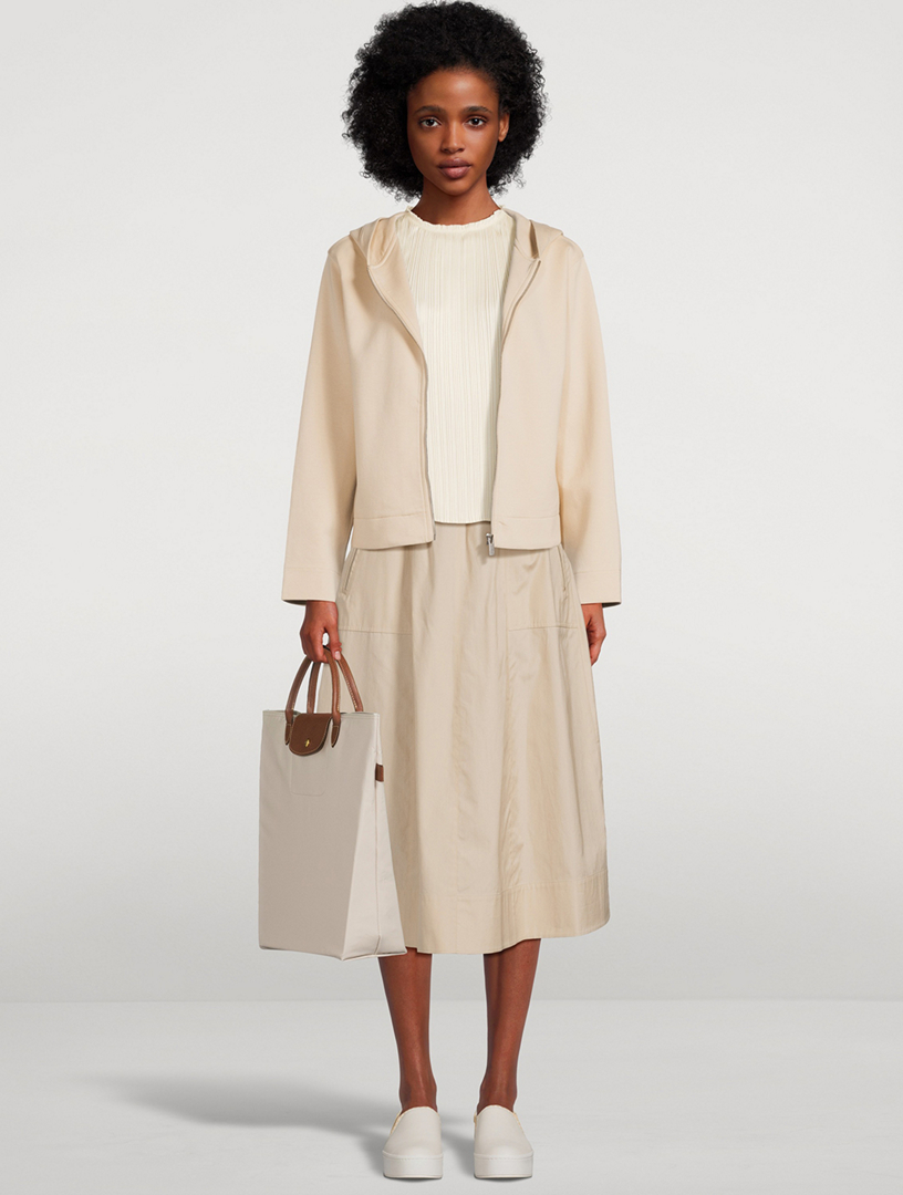 Cropped Hooded Jacket
