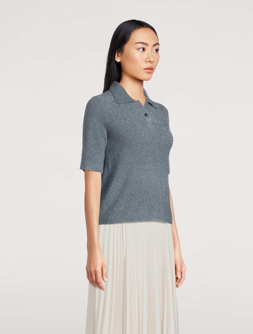 Bouclé Polo Shirt