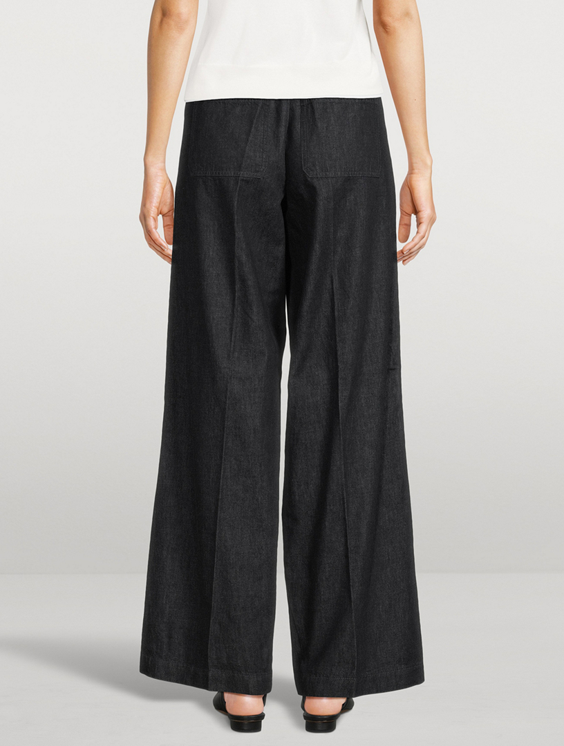 “HOLT RENFREW” Tencel × Cotton Trousers 24TRelaxedEspresso1_1200x1200.