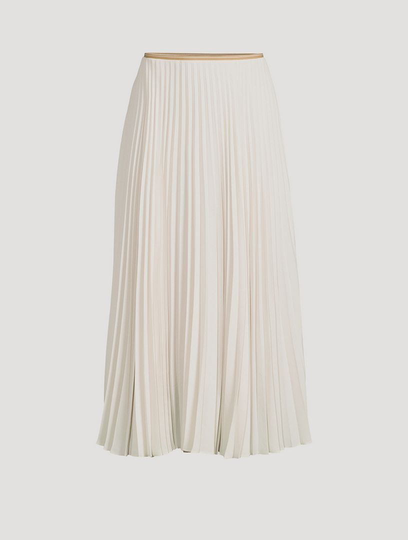 Pleated Midi Skirt