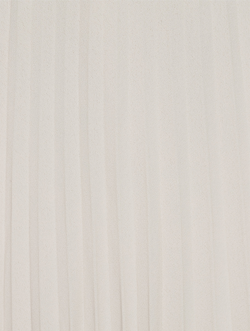 Pleated Midi Skirt