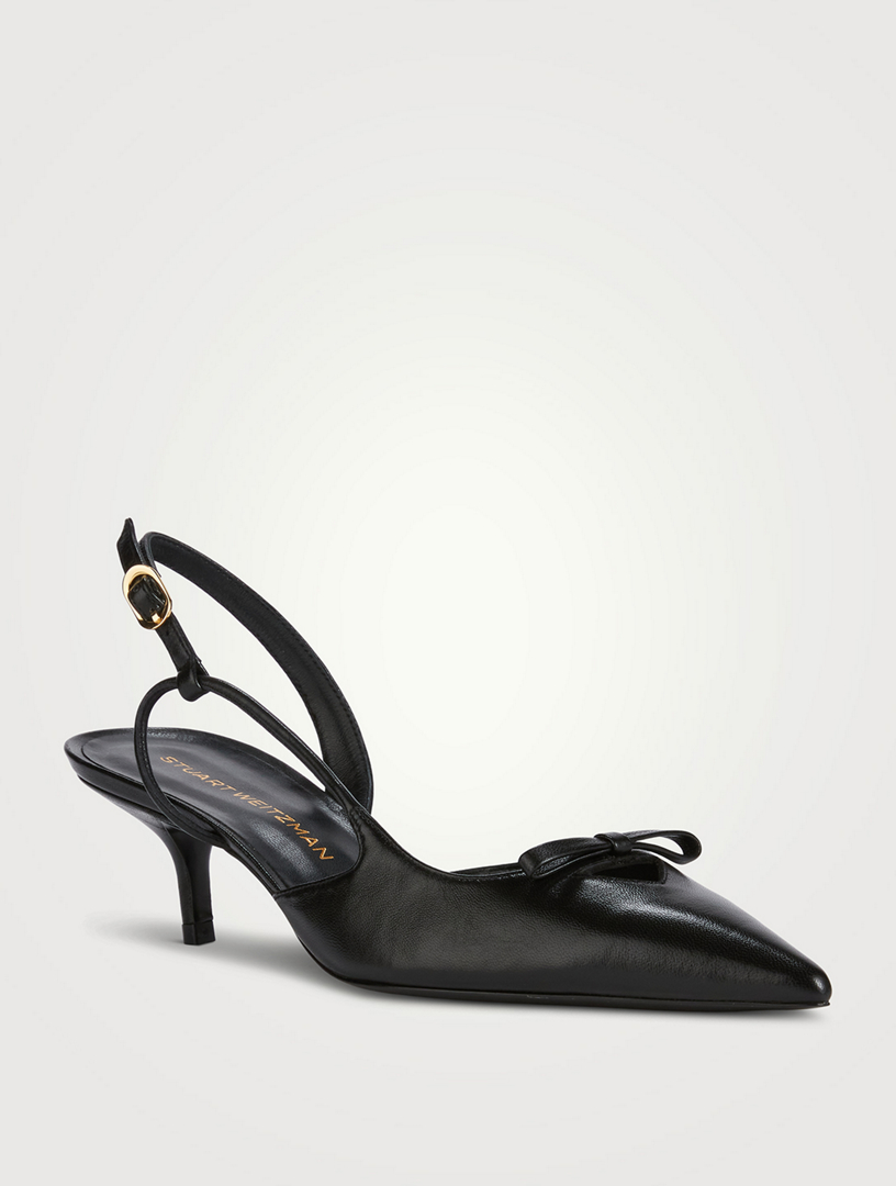 Tully Leather Slingback Pumps