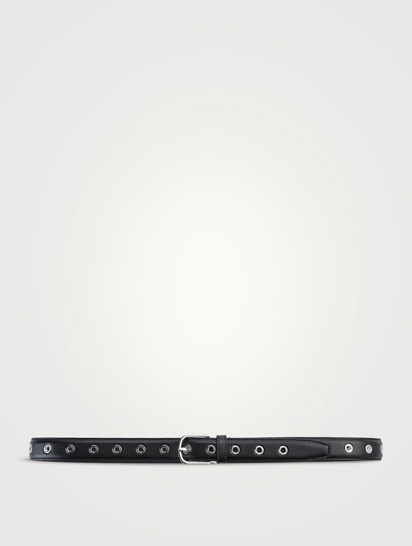 Eyelet Leather Belt