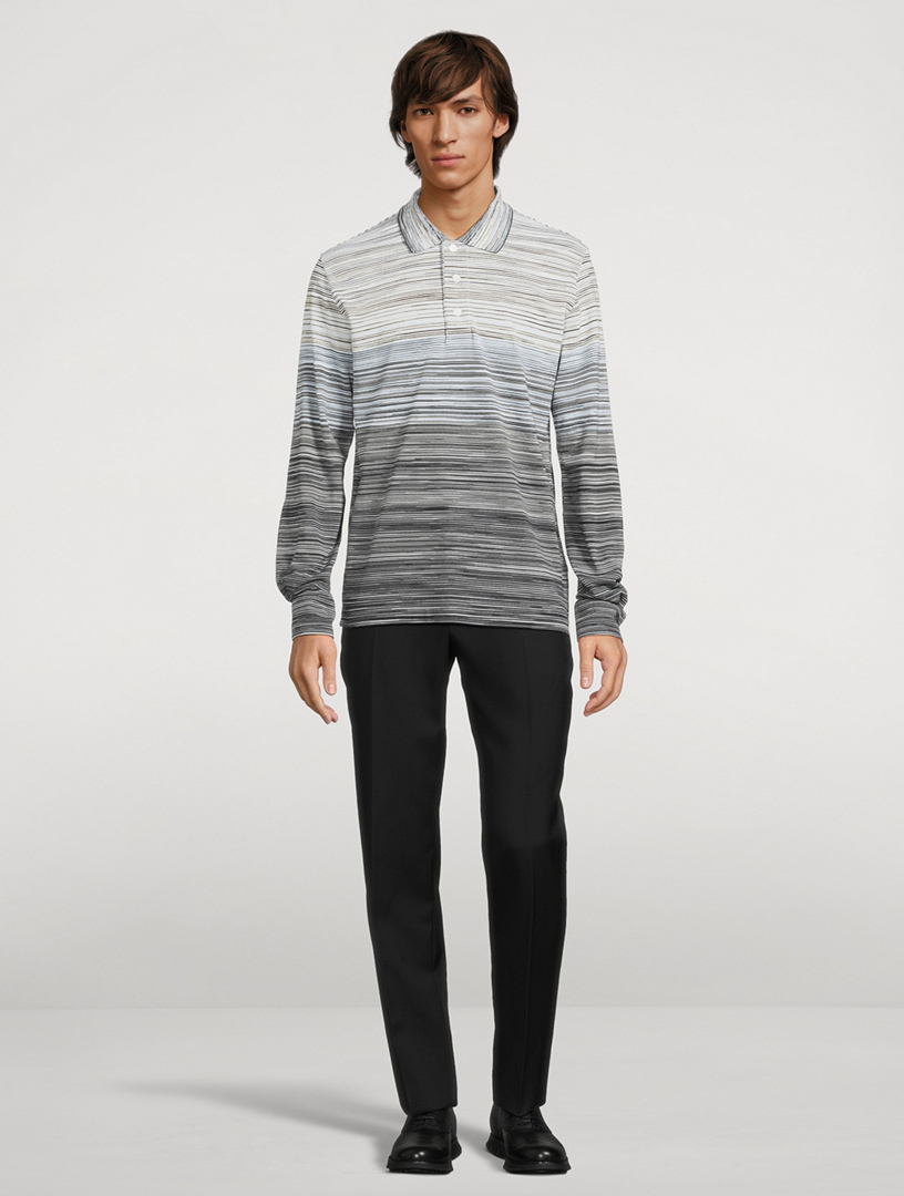 MISSONI Long Sleeve Polo Shirt Holt Renfrew