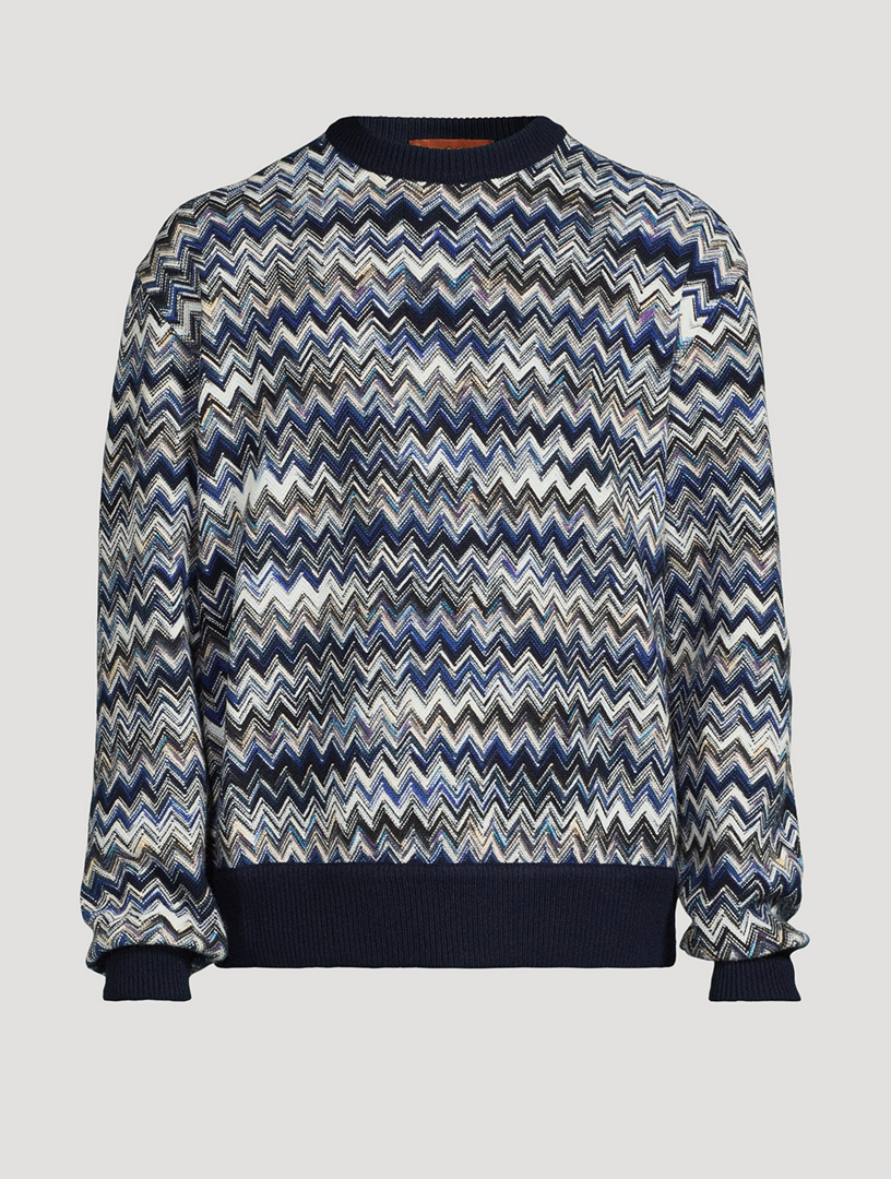 Zig Zag Wool Sweater