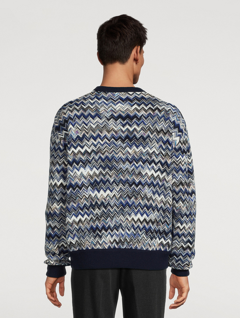 Zig Zag Wool Sweater