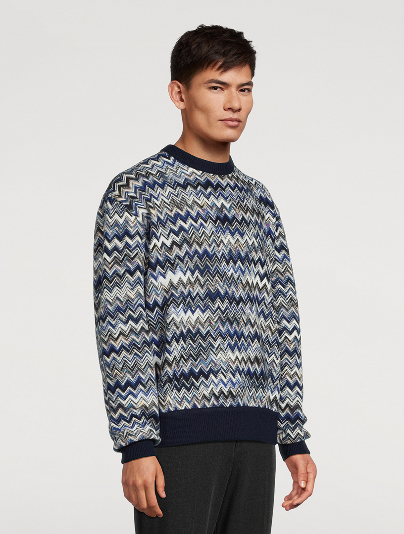 Zig Zag Wool Sweater