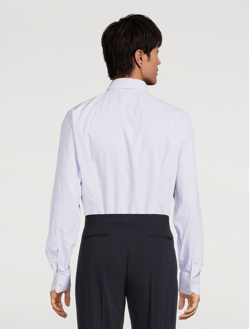 Slim-Fit Pin-Dot Elevated Shirt