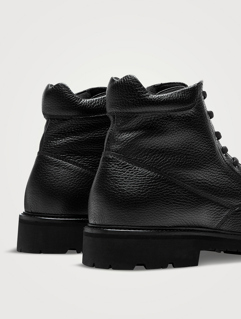 LA CANADIENNE Lloyd Leather Lace Up Boots Holt Renfrew