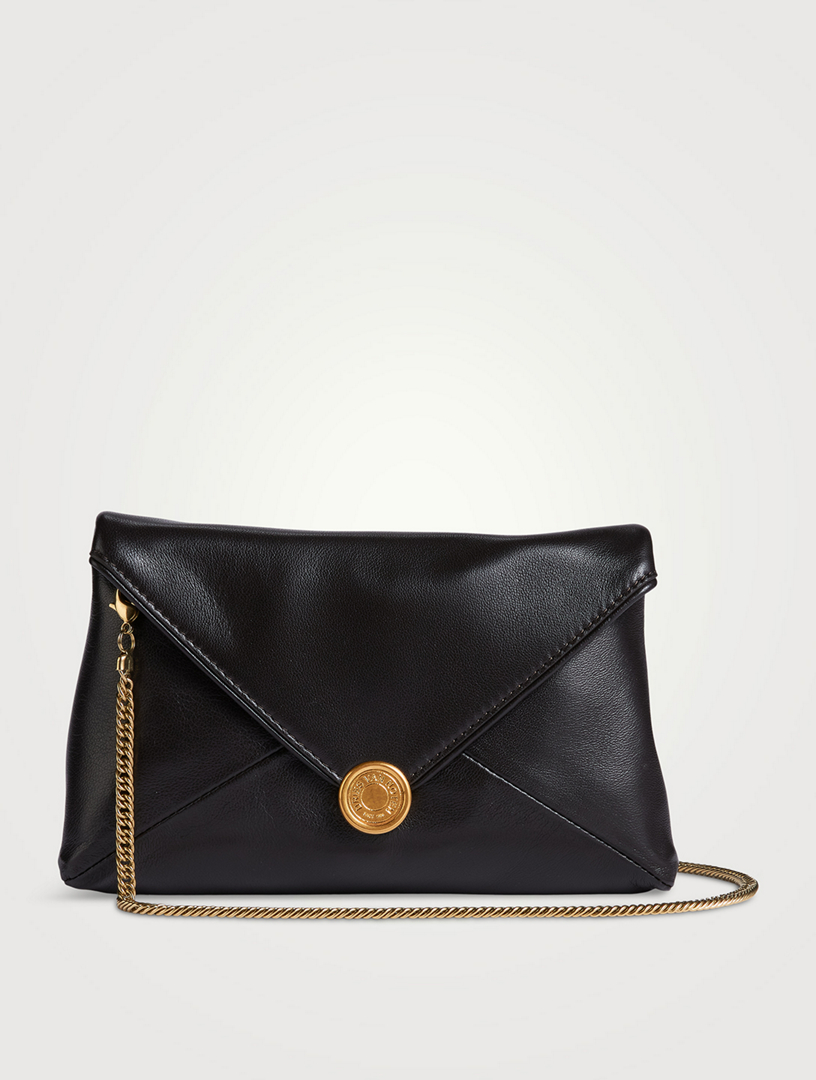 Black quilted clutch hotsell