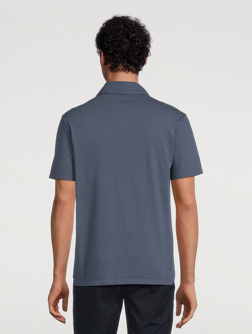 Garment-Dyed Polo Shirt