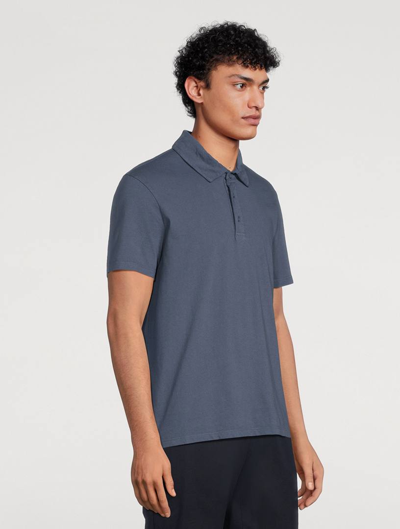 Garment-Dyed Polo Shirt