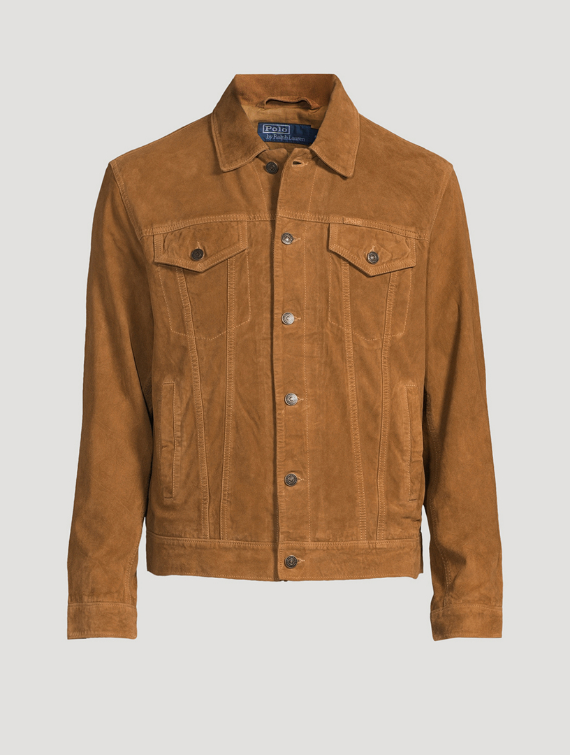 Veste de camionneur en suede