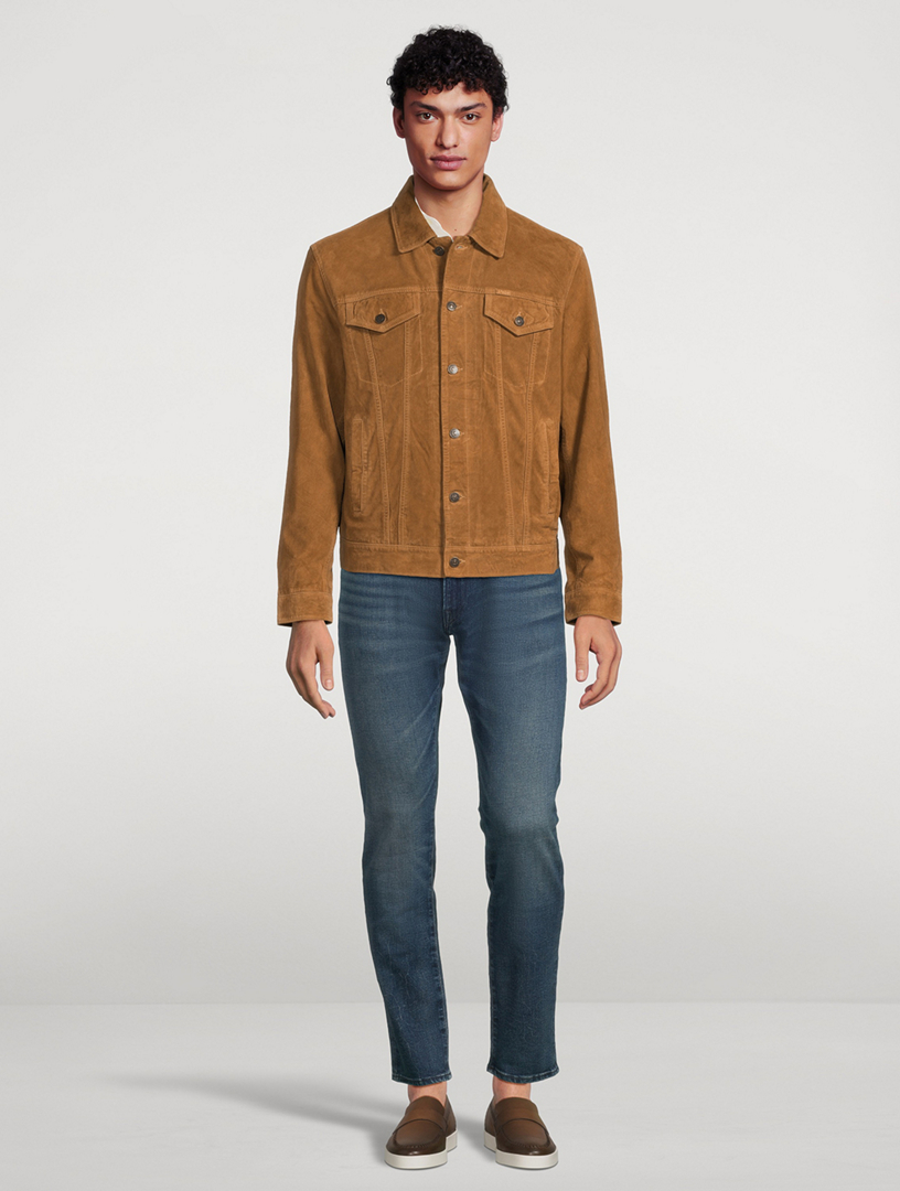Suede Trucker Jacket