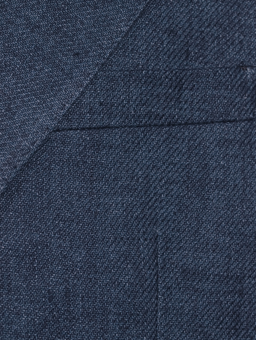 Soft Tailored Linen Sport Coat
