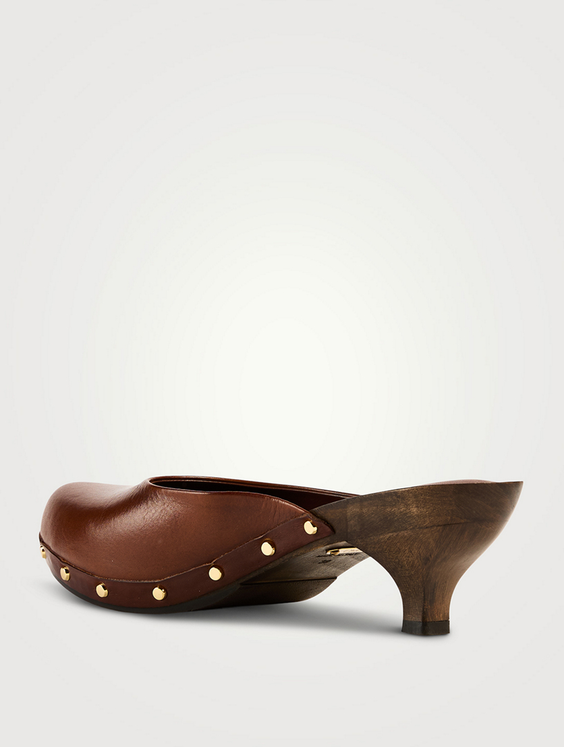 Judith Leather Clogs